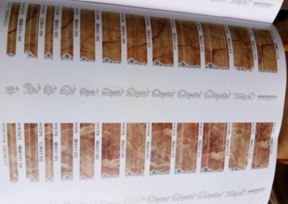 四川石塑線條產品展（zhǎn）示