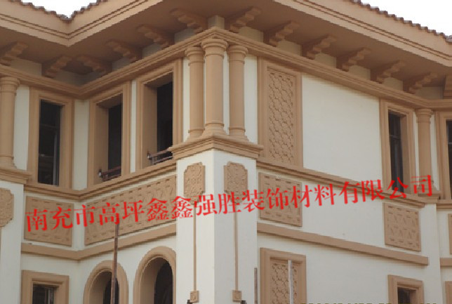 鑫鑫強勝石塑線條裝飾材料成功案例